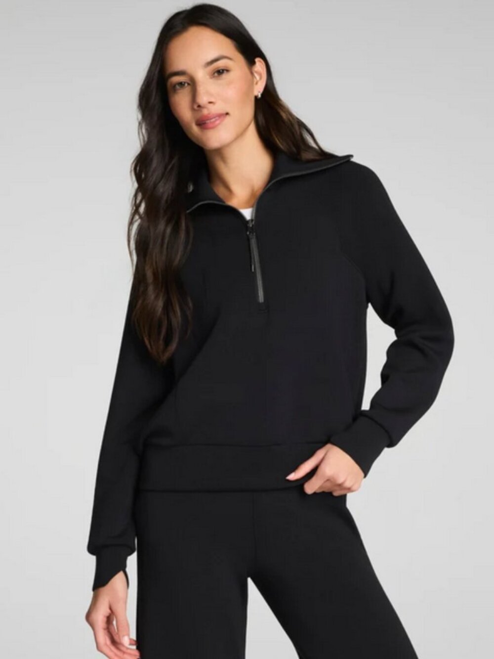 Spanx Air Essentals Quarter Zip Pullover